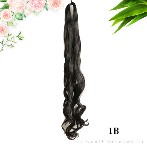 Julianna 24 Inch Loose Waves Curly Spiral Curls Synthetic Hair Curls Crochet Hair Braiding Hair Extensions 3 Tone Loose Wave
